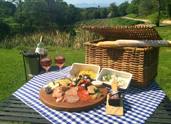 A picnic spread at Simon's at Groot Constantia. Photo supplied.