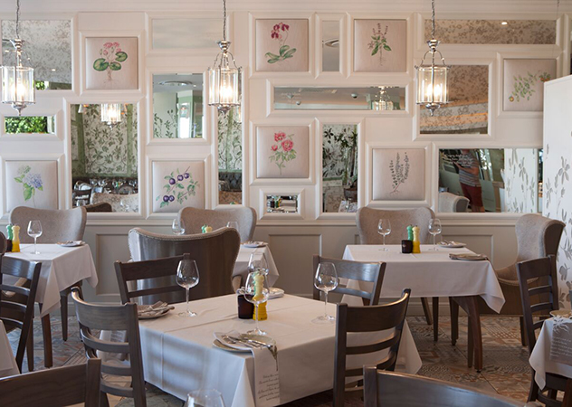 The function wall at Cafe del Sol Botanico