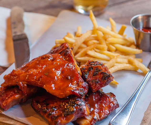 The ribs at Stanley Beer Yard. Photo supplied.
