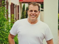 Chef Brad in the kitchen at Peddlars Restaurant