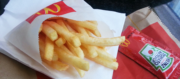McDonalds shoestring fries