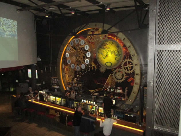 The bar at The Steamworks Gastropub. Photo courtesy of the restaurant.
