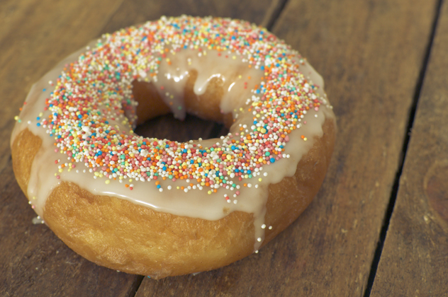 The Rainbow Nation doughnut by Dope Donuts