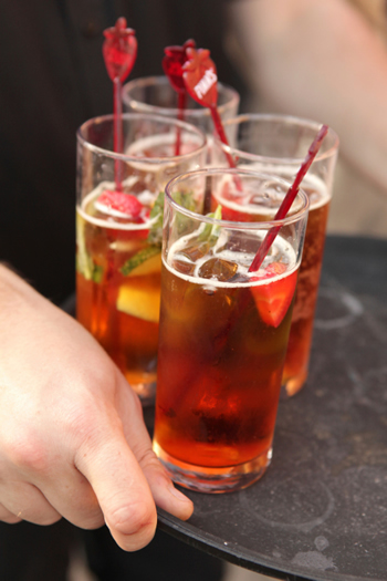 Cucumber, mint, and fresh cucumber are other great additions to Pimms.