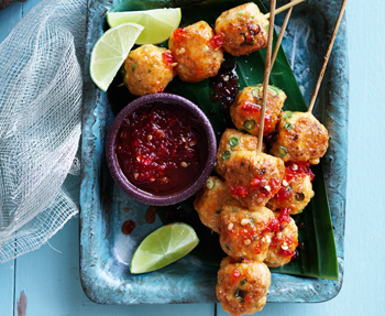 Hayden Quinn's Thai fish balls on a stick Recipe - EatOut