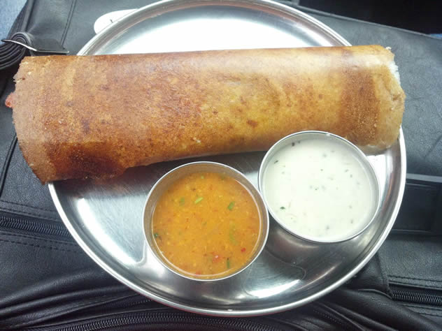 The food at Dosa Hut. Photo courtesy of the restaurant.