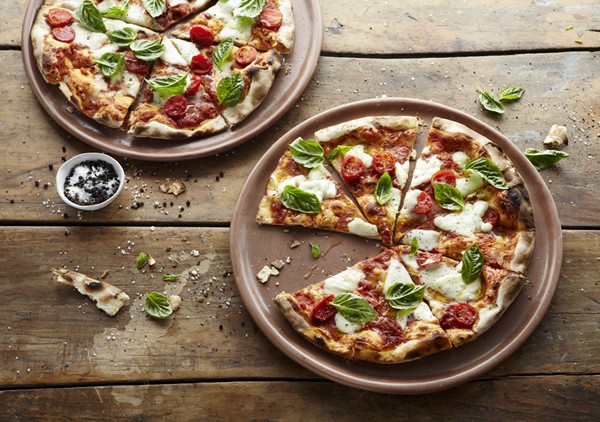 Two delicious pizzas from Col'Cacchio. Photo supplied.