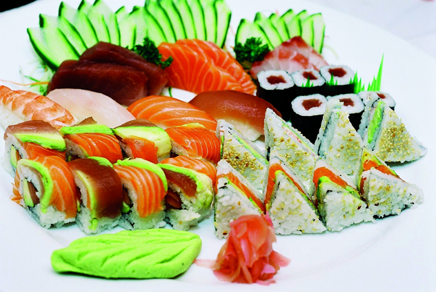 Tsunami Seafood Emporium sushi platter