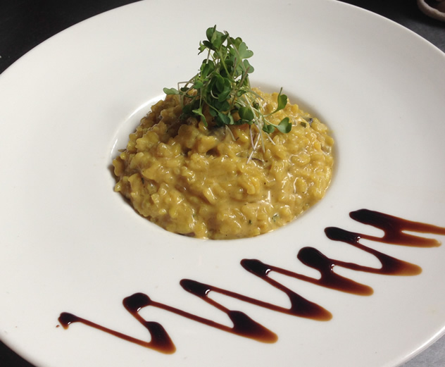 Mushroom and Wild Porcini Risotto at Thomas Maxwell Bistro. Photo courtesy of the restaurant.