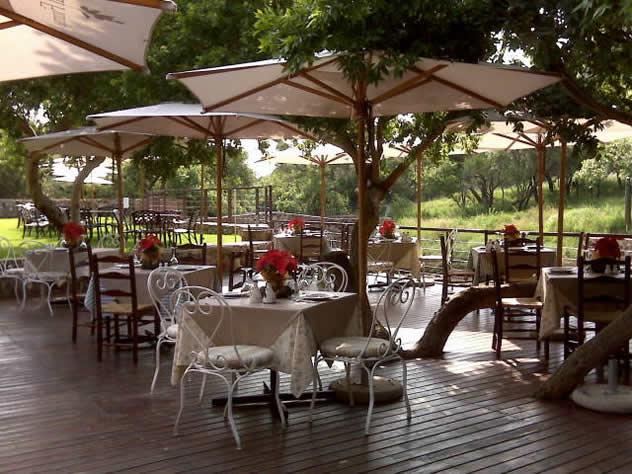 The deck at Al Fiume. Photo courtesy of the restaurant.