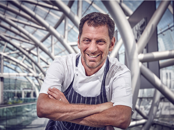 Luke Dale-Roberts at Hangar-7