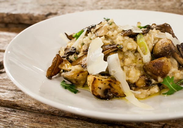 Risotto al funghi selvatici at Old Town Italy . Photo courtesy of the restaurant.