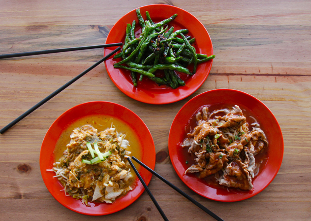 Three delicious dishes at PRON. Photo by Rupesh Kassen.