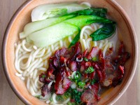 Pork noodles at PRON