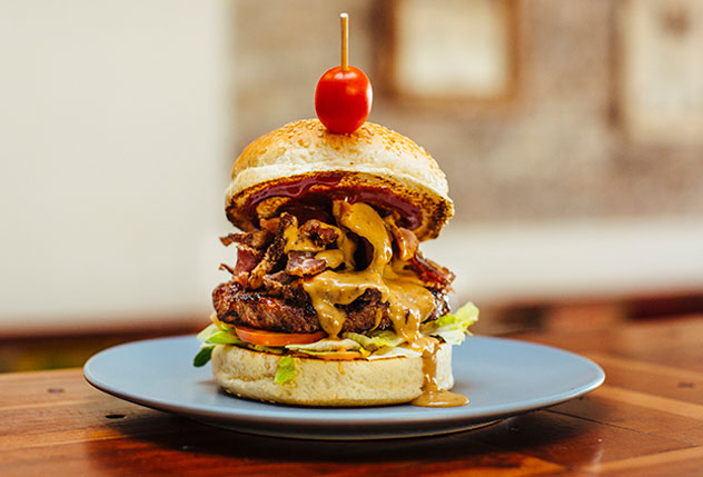 Bok to the core? Try the Naas Botha burger. Photo courtesy of the restaurant.