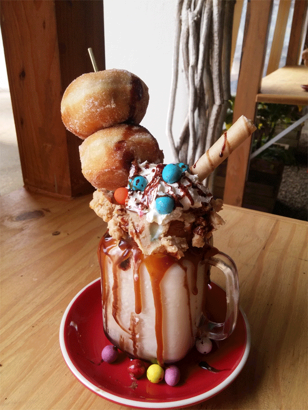 Flavour Café’s crazy shakes. Photo courtesy of restaurant.