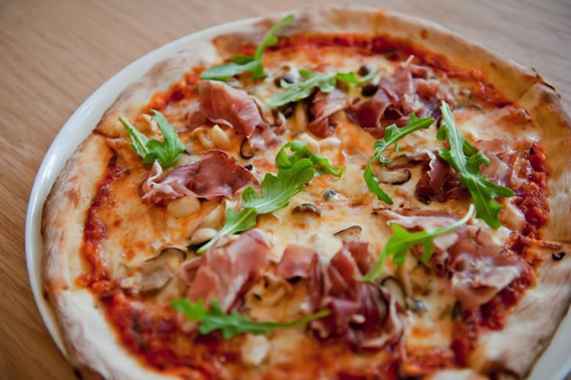 A pizza at The Millhouse Kitchen. Photo courtesy of the restaurant.