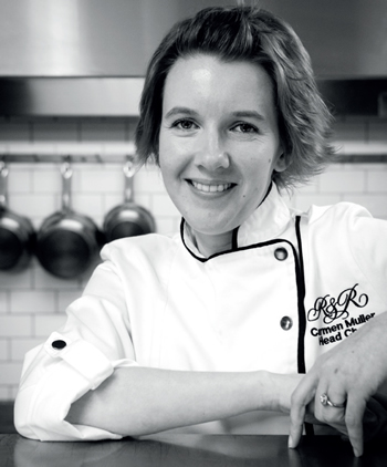 Chef Carmen Muller, who presides over the kitchen at The Tasting Centre at Rupert & Rothschild.