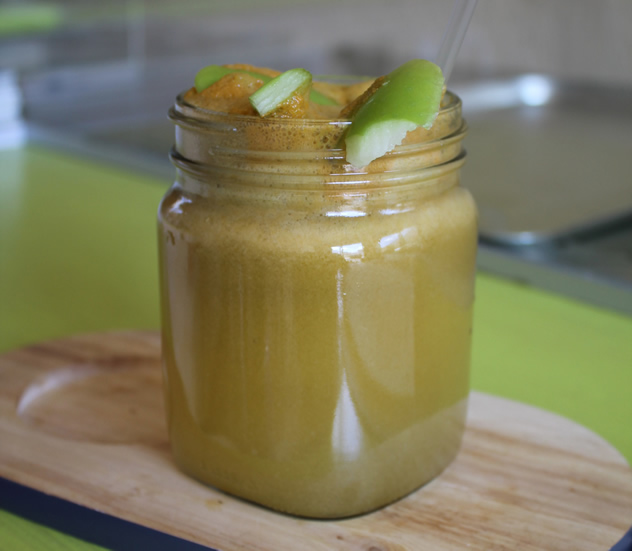 Vegetable juices served in mason jars at Heart Cupcakes in Maboneng. Photo courtesy of the restaurant.