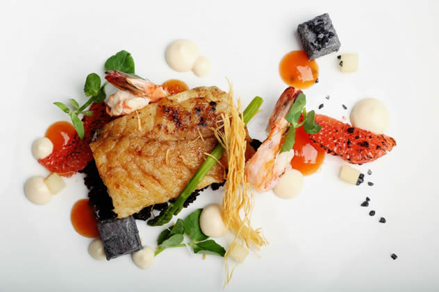 A dish called "Something fishy" at De Kloof Restaurant. Photo courtesy of the restaurant.