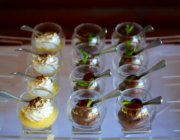 Desserts at Floreal Brasserie. Photo courtesy of the restaurant.