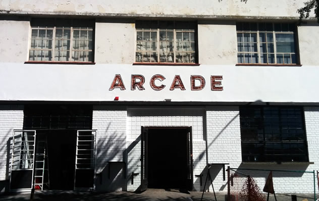 The entrance to Arcade