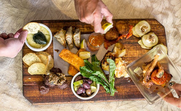 A tapas platter at Laughing Chefs. Photo supplied.