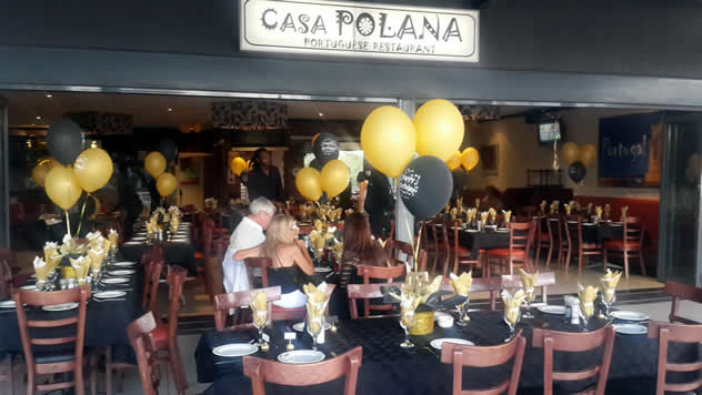 A function at Casa Polana. Photo courtesy of the restaurant.