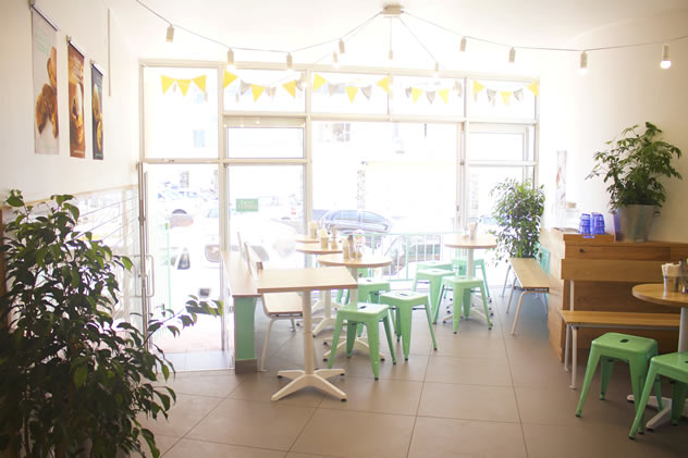 The interior at The Creamery Café in Mouille Point. Photo courtesy of the restaurant.