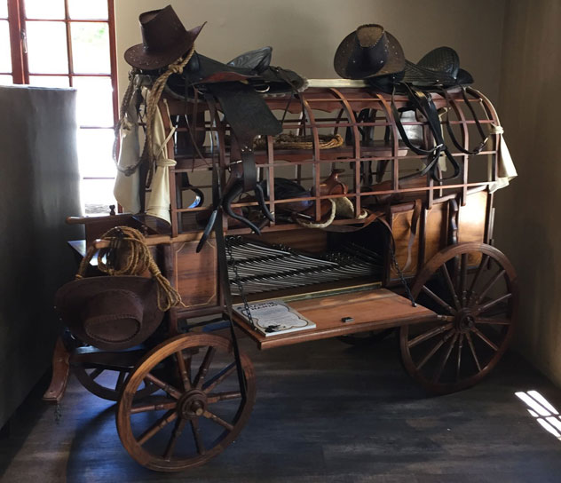 The handsome wagon at Black Bull. Photo courtesy of the restaurant.