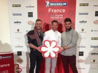 Jan Hendrik with his head chef Kevin Grobler and sous chef Rutger Eysvogel