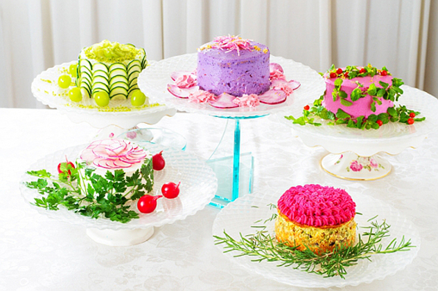 Salad cakes. Photo by PR Times. 