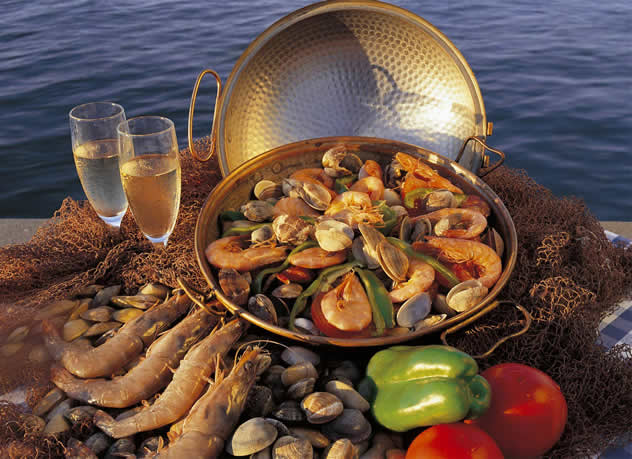 A seafood platter platter at Blowfish Restaurant. Photo courtesy of the restaurant. 