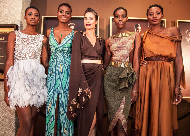 Models show off some of Gert Johan-Coetzee's designs. Photo supplied.