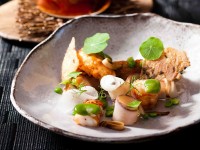 A Potter's Gallery plate used at Camphors at Vergelegen