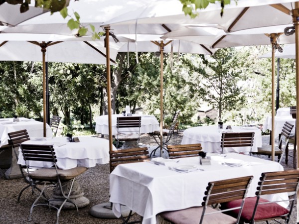 The courtyard at Terroir. Photo supplied.