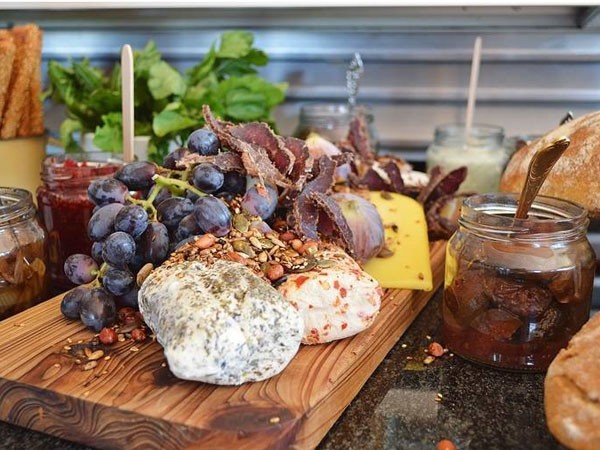 A cheese board at Lucky Fish Café and Deli. Photo supplied.