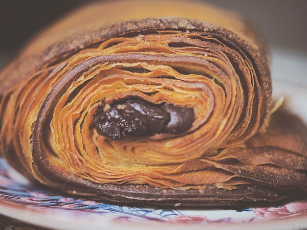 The pain au chocolat from Loaves on Long. Photo supplied.