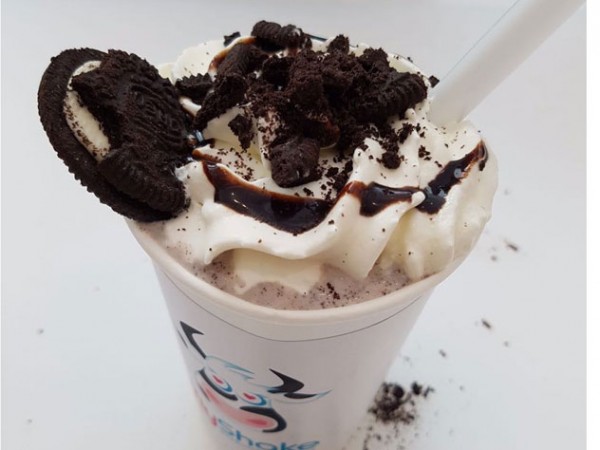 An Oreo topped milkshake at MyShake in Canal Walk. Photo supplied.