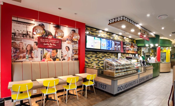 The interior at Krispy Kreme. Photo supplied.