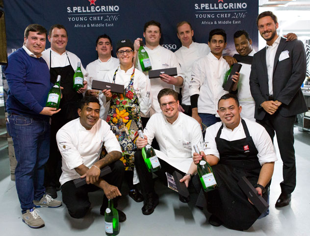 The ten finalists after six hours of cooking.