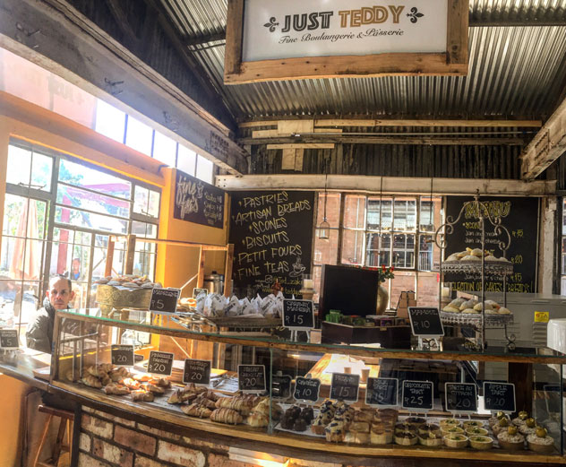 Teddy Zaki at his Just Teddy pâtisserie at The Sheds at 1Fox in Ferreirasdorp. Photo supplied.