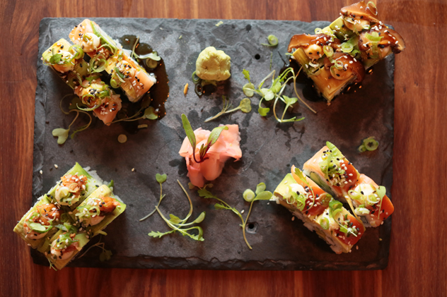 A sushi platter at Momo Baohaus. Photo supplied.