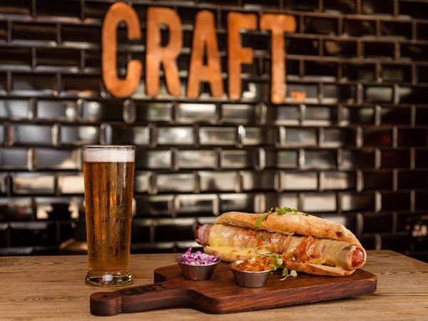 A cheesy hot dog at Craft in Parkhurst. Photo supplied.