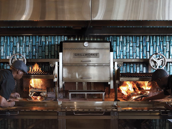 Marble fire: “More smoke than flame,” says David Higgs