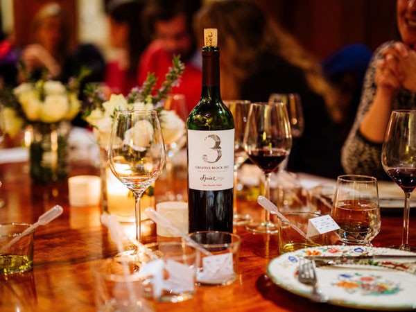 A festive table at one of the Spier pop-up dinners. Photo supplied.