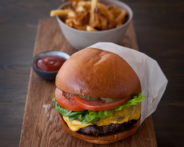 A wagyu beef cheese burger at Mondiall. Photo supplied.