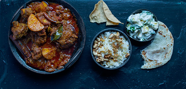 Indian curry. Photo by Claire Gunn.