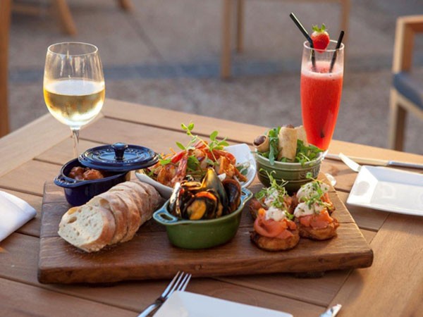Wine and tapas at Bascule. Photo supplied.