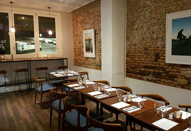 Exposed brick adds a dose of history to the interior. Photo supplied.